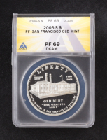 2006-S San Francisco Old Mint Proof Commemorative Silver $1 Dollar (ANACS PF69 DCAM) at PristineAuction.com