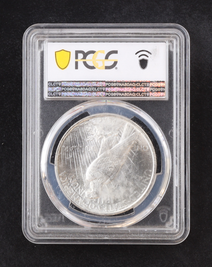 1924 Peace Silver Dollar (PCGS MS64) at PristineAuction.com 1924 Peace Silver Dollar (PCGS MS64) at PristineAuction.com