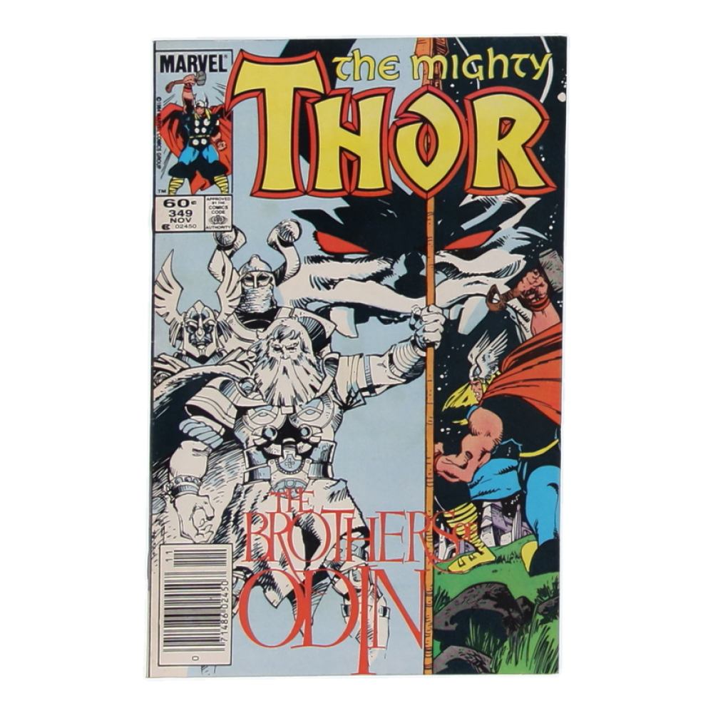 1984 "The Mighty Thor" Issue #349 Marvel Comic Book at PristineAuction.com