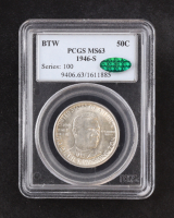 1946-S Booker T. Washington 50C Silver Half Dollar (PCGS MS63 CAC) at PristineAuction.com