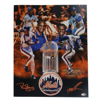 Darryl Strawberry & Dwight Gooden Signed Mets 16x20 Photo (JSA) at PristineAuction.com