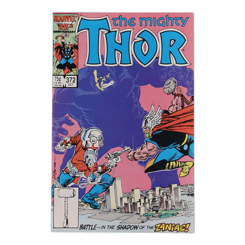 1986 "The Mighty Thor" Issue #372 Marvel Comic Book at PristineAuction.com 1986 "The Mighty Thor" Issue #372 Marvel Comic Book at PristineAuction.com