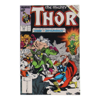 1987 "The Mighty Thor" Issue #383 Marvel Comic Book at PristineAuction.com
