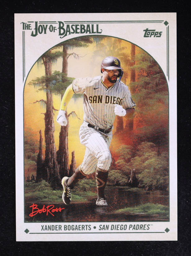 Xander Bogaerts 2023 Topps X Bob Ross The Joy of Baseball #84 at PristineAuction.com Xander Bogaerts 2023 Topps X Bob Ross The Joy of Baseball #84 at PristineAuction.com