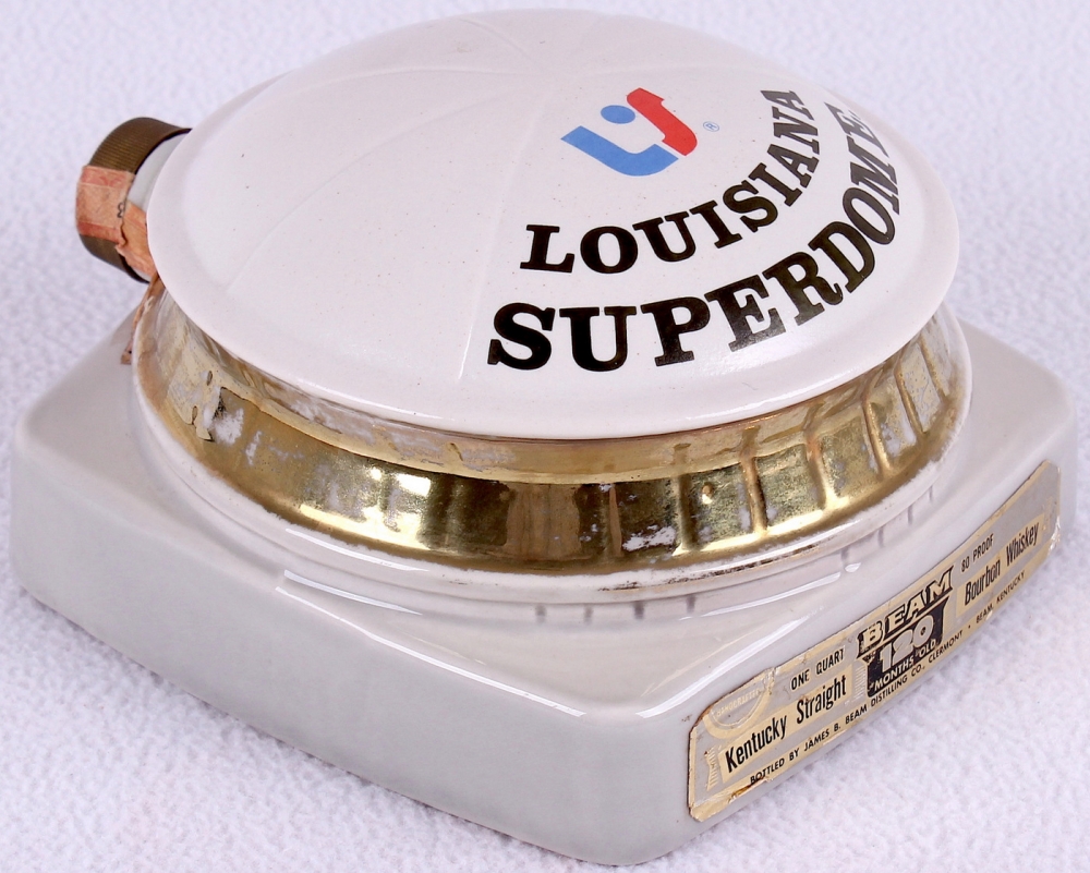 Jim Beam "Louisiana Superdome" Vintage 1975 Decanter Pristine Auction