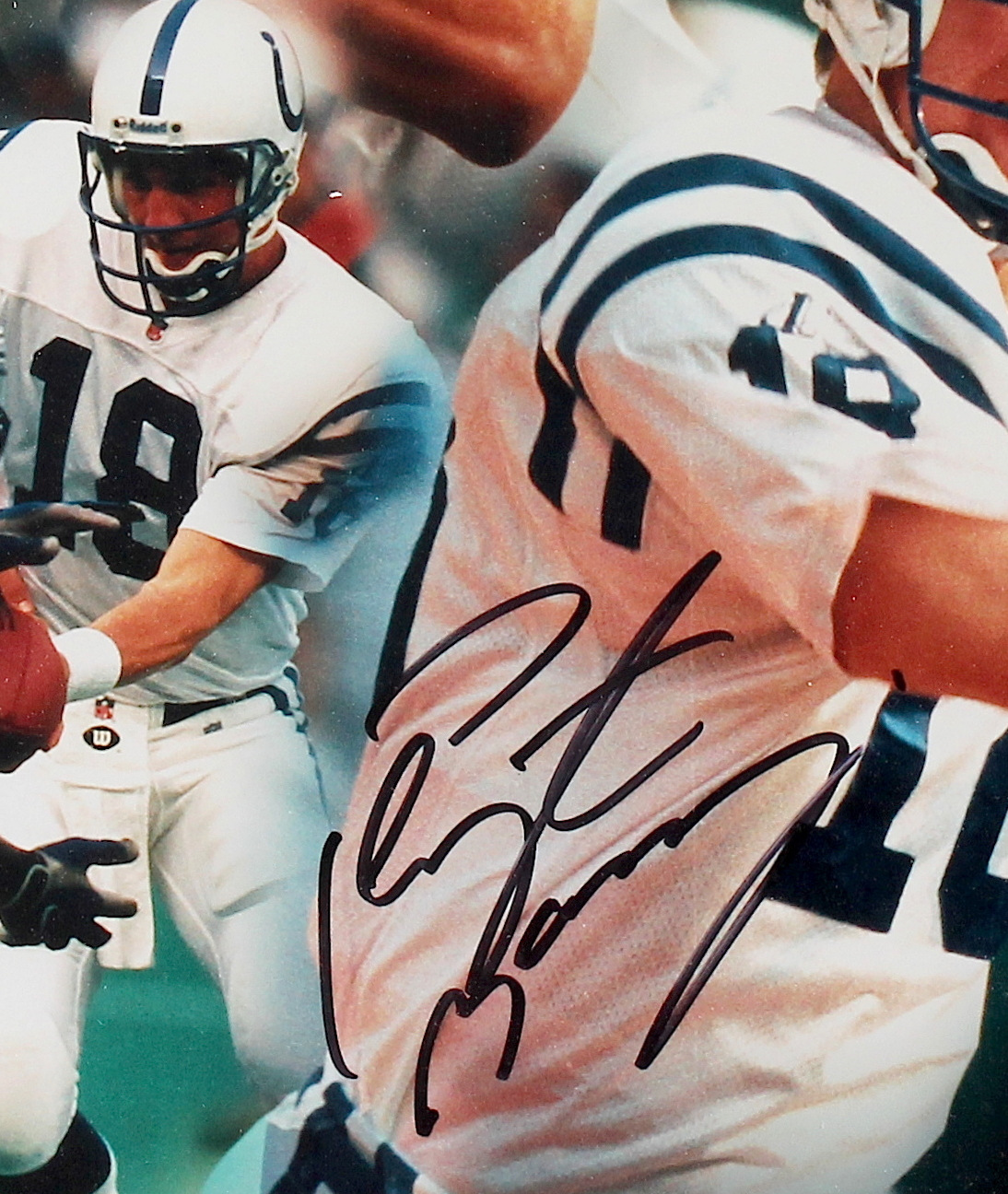 Peyton Manning Signed Colts 22x26 Custom Framed Photo Display (Schwartz Hologram & ESP Hologram) at PristineAuction.com Peyton Manning Signed Colts 22x26 Custom Framed Photo Display (Schwartz Hologram & ESP Hologram) at PristineAuction.com