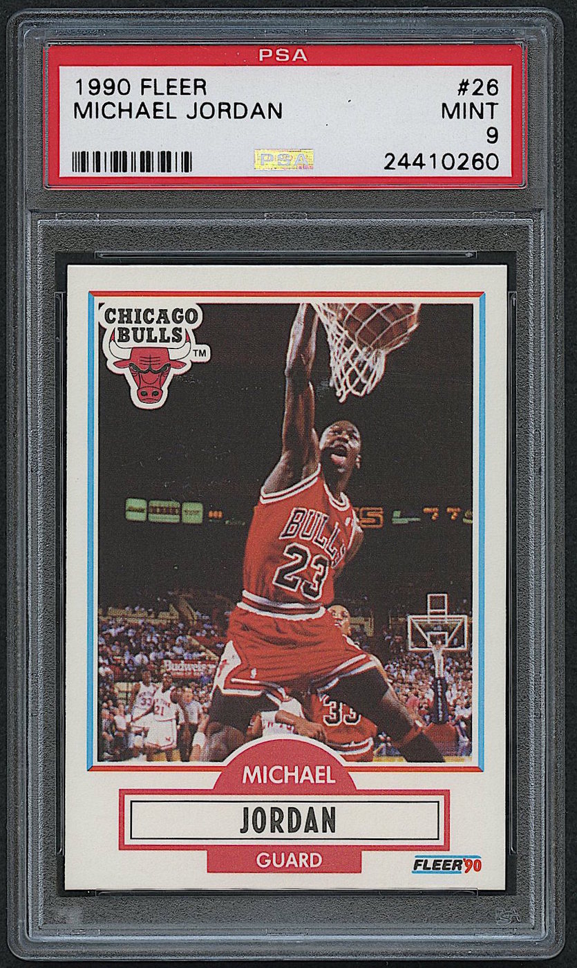 Michael Jordan 1990-91 Fleer #26 (PSA 9) at PristineAuction.com Michael Jordan 1990-91 Fleer #26 (PSA 9) at PristineAuction.com