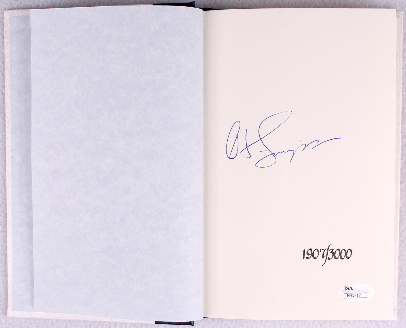 OJ Simpson Signed Limited Edition Hardback Book "I Want to Tell You" # of 3,000 (JSA COA) at PristineAuction.com OJ Simpson Signed Limited Edition Hardback Book "I Want to Tell You" # of 3,000 (JSA COA) at PristineAuction.com