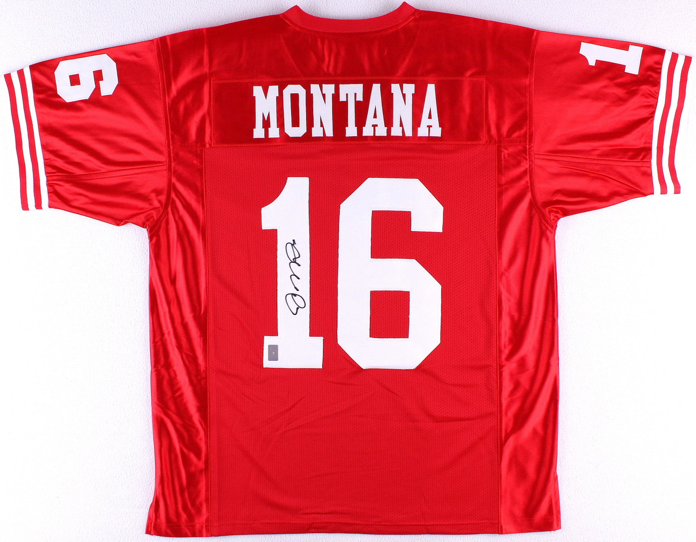 Joe Montana Signed 49ers Jersey (Montana Hologram) at PristineAuction.com Joe Montana Signed 49ers Jersey (Montana Hologram) at PristineAuction.com