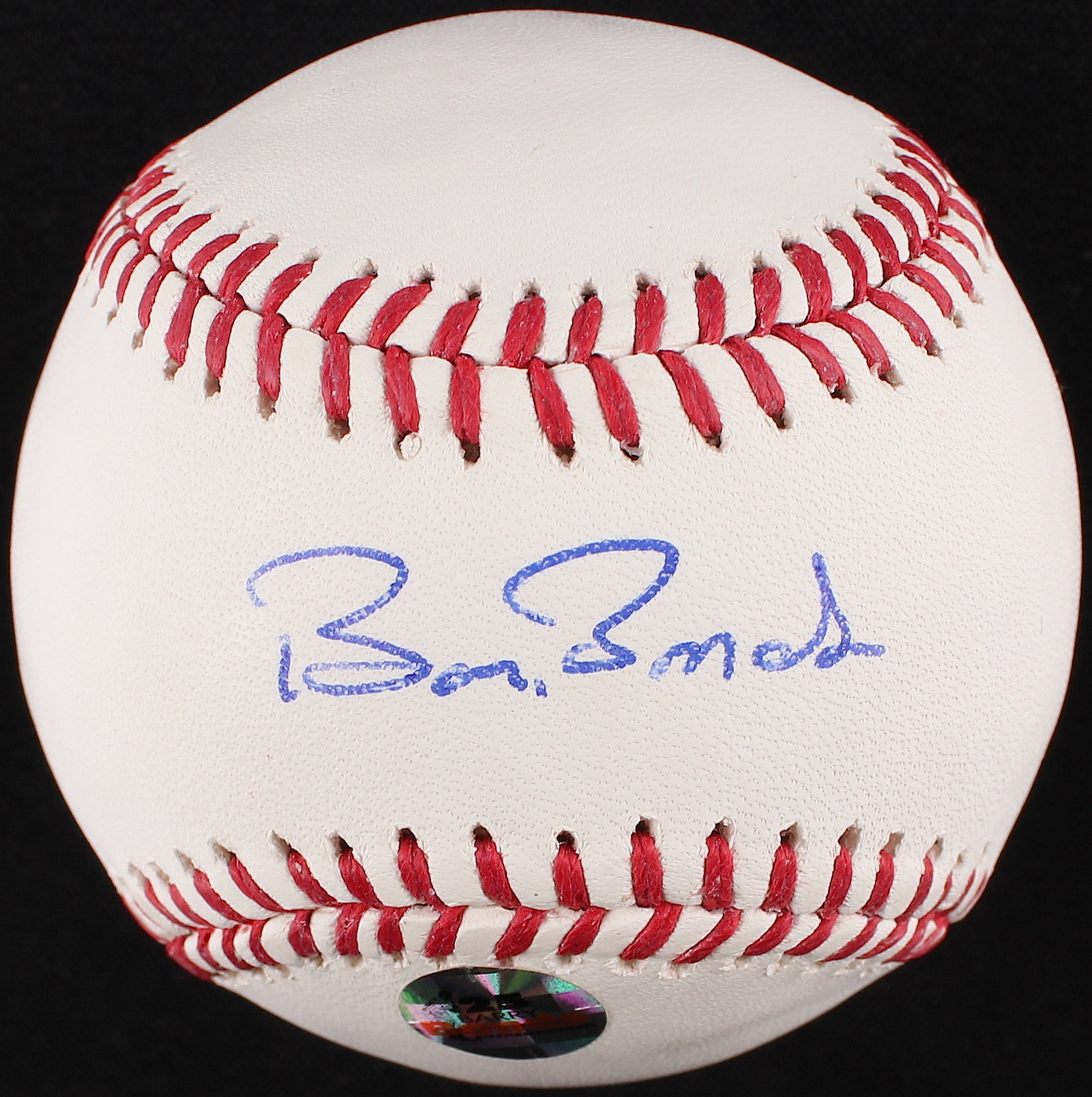 Barry Bonds Signed OML Baseball (Bonds Hologram) at PristineAuction.com Barry Bonds Signed OML Baseball (Bonds Hologram) at PristineAuction.com