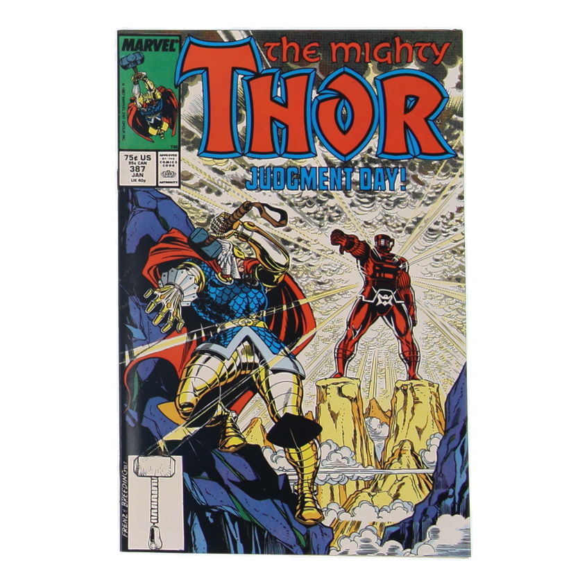 1988 "The Mighty Thor" Issue #387 Marvel Comic Book at PristineAuction.com 1988 "The Mighty Thor" Issue #387 Marvel Comic Book at PristineAuction.com