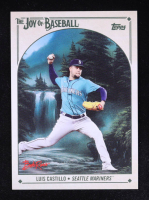 Luis Castillo 2023 Topps X Bob Ross The Joy of Baseball #32 at PristineAuction.com