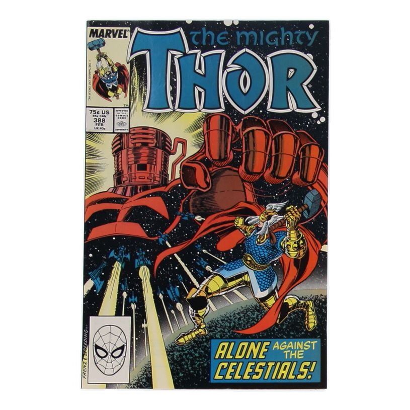 1988 "The Mighty Thor" Issue #388 Marvel Comic Book at PristineAuction.com 1988 "The Mighty Thor" Issue #388 Marvel Comic Book at PristineAuction.com