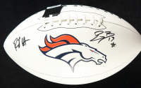 RJ Harvey & Pat Bryant Signed Broncos Logo Football (JSA) at PristineAuction.com