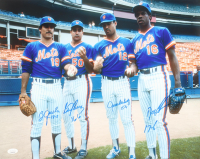 Mets 16x20 Photo Signed by (4) with Ron Darling, Bob Ojeda, Sid Fernandez & Doc Gooden (JSA) at PristineAuction.com
