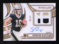 Spencer Rattler 2024 Immaculate Collection Immaculate Numbers Rookie Patch Autographs #16 #19/99 RC at PristineAuction.com