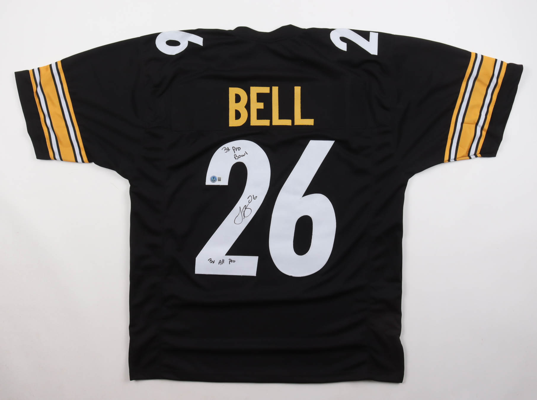 LeVeon Bell Signed Jersey Inscribed "3x Pro Bowl" & "3x All Pro" (Beckett) at PristineAuction.com LeVeon Bell Signed Jersey Inscribed "3x Pro Bowl" & "3x All Pro" (Beckett) at PristineAuction.com