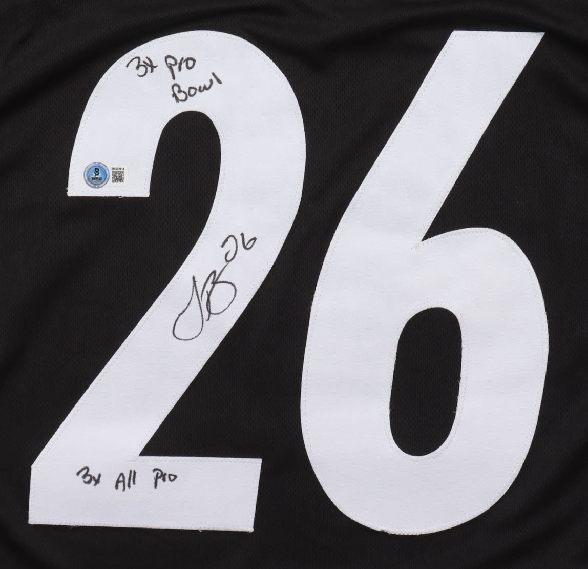 LeVeon Bell Signed Jersey Inscribed "3x Pro Bowl" & "3x All Pro" (Beckett) at PristineAuction.com LeVeon Bell Signed Jersey Inscribed "3x Pro Bowl" & "3x All Pro" (Beckett) at PristineAuction.com