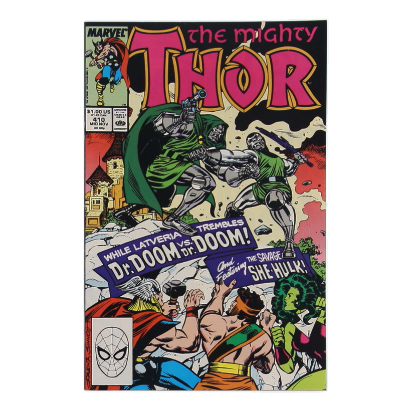 1989 "The Mighty Thor" Issue #410 Marvel Comic Book at PristineAuction.com 1989 "The Mighty Thor" Issue #410 Marvel Comic Book at PristineAuction.com
