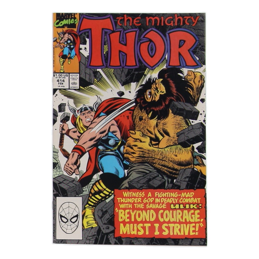 1990 "The Mighty Thor" Issue #414 Marvel Comic Book at PristineAuction.com 1990 "The Mighty Thor" Issue #414 Marvel Comic Book at PristineAuction.com