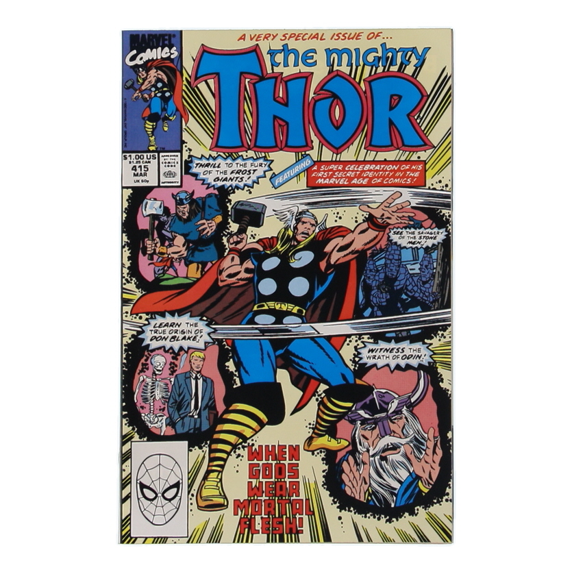 1990 "The Mighty Thor" Issue #415 Marvel Comic Book at PristineAuction.com 1990 "The Mighty Thor" Issue #415 Marvel Comic Book at PristineAuction.com