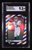 Jordan Travis 2024 Panini Prizm Red/ White / Blue Prizm #359 RC (SGC 9.5) at PristineAuction.com
