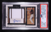 Jackson Merrill 2024 Panini Three and Two Prospect Jersey Autographs #67 #7/99 RC (PSA 9 | Auto 10) at PristineAuction.com