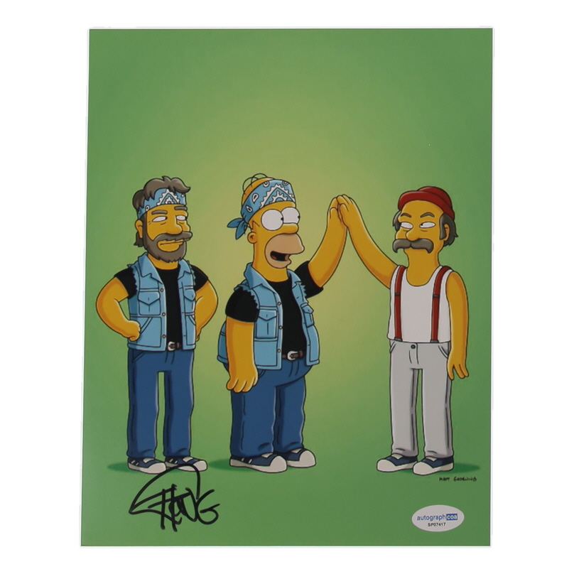 Cheech Marin Signed "The Simpsons" 11x14 Photo (ACOA) at PristineAuction.com Cheech Marin Signed "The Simpsons" 11x14 Photo (ACOA) at PristineAuction.com