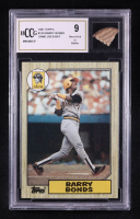 Barry Bonds 1987 Topps #320 RC w/ Game-Used Bat Piece (BCCG 9) at PristineAuction.com