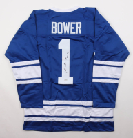 Johnny Bower Signed Jersey Inscribed "HOF 76" (Beckett) at PristineAuction.com
