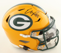 Edgerrin Cooper Signed Packers Mid-Size SpeedFlex Helmet With Visor (JSA) at PristineAuction.com