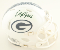 Edgerrin Cooper Signed Packers Salute To Service Alternate Speed Mini Helmet (JSA) at PristineAuction.com