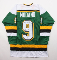 Mike Modano Signed Jersey Inscribed "HOF 14" (Beckett) at PristineAuction.com