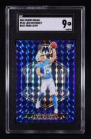 Ladd McConkey 2024 Panini Mosaic Blue Prizm #334 RC #42/99 (SGC 9) at PristineAuction.com