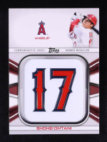 Shohei Ohtani 2022 Topps Commemorative Player Jersey Number Medallions #JNMSO at PristineAuction.com