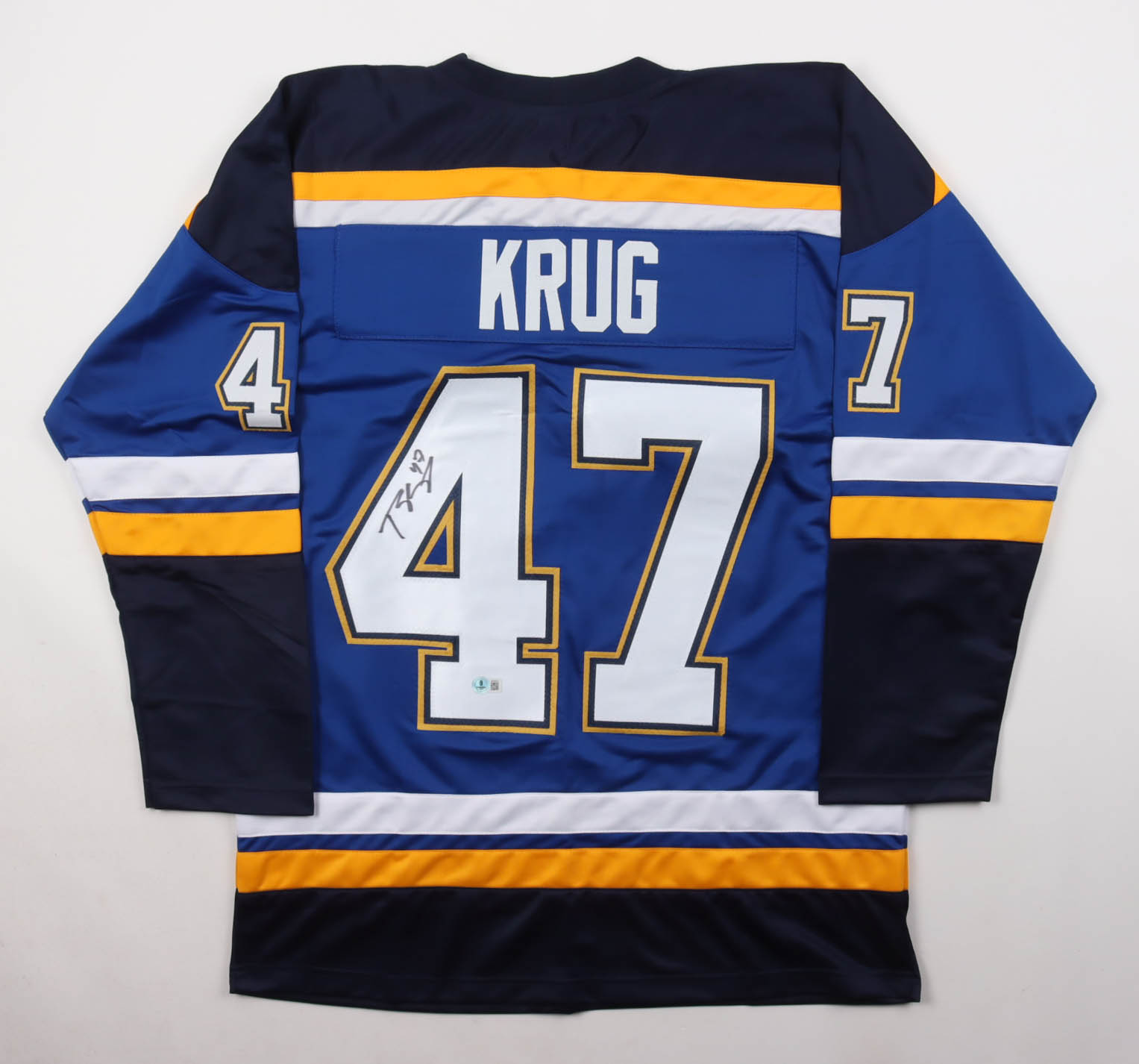 Torey Krug Signed Jersey (Beckett) at PristineAuction.com Torey Krug Signed Jersey (Beckett) at PristineAuction.com