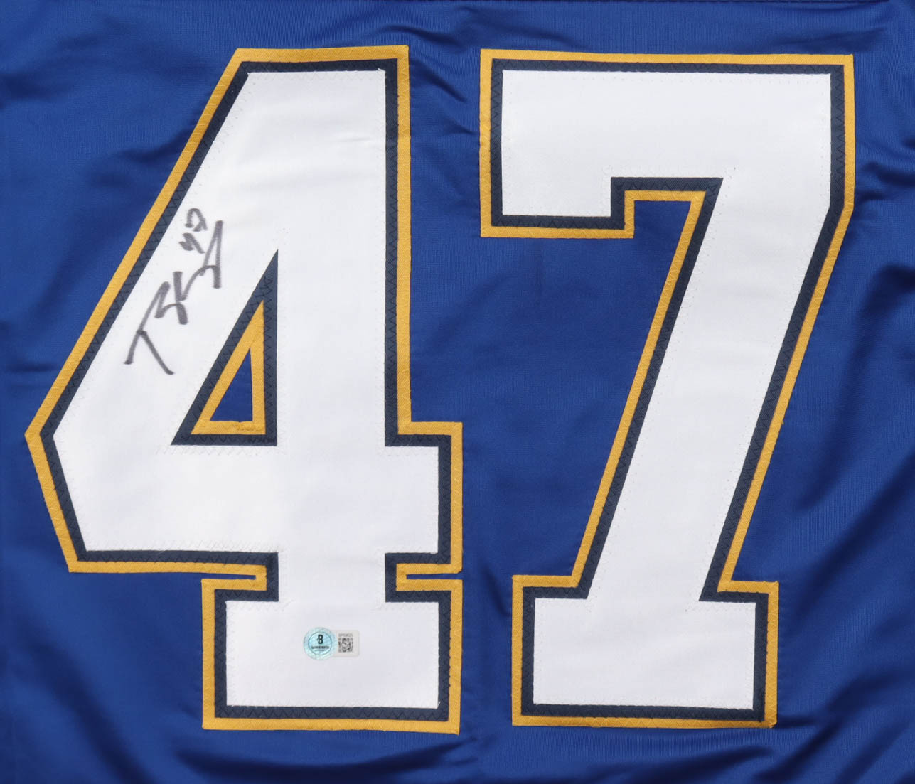 Torey Krug Signed Jersey (Beckett) at PristineAuction.com Torey Krug Signed Jersey (Beckett) at PristineAuction.com