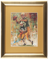 Bart Starr Signed Packers Custom Framed Art Print Display (JSA) at PristineAuction.com