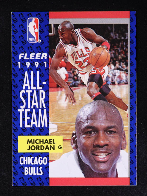 Michael Jordan 1991-92 Fleer #211 AS at PristineAuction.com Michael Jordan 1991-92 Fleer #211 AS at PristineAuction.com