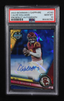 Caleb Williams 2023 Bowman Chrome University Prospect Autograph Sapphire #CWI RC (PSA 10) at PristineAuction.com
