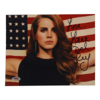Lana Del Rey Signed 8x10 Photo Inscribed "Love" (PSA) at PristineAuction.com