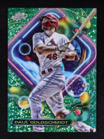 Paul Goldschmidt 2023 Topps Cosmic Chrome Green Space Dust Refractors #164 #74/75 at PristineAuction.com