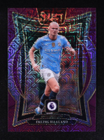 Erling Haaland 2024-25 Select English Premier League Purple Mojo #51 at PristineAuction.com