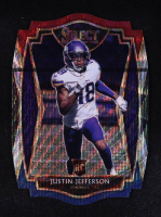 Justin Jefferson 2020 Select Prizm Tri Color Die Cut #161 RC at PristineAuction.com