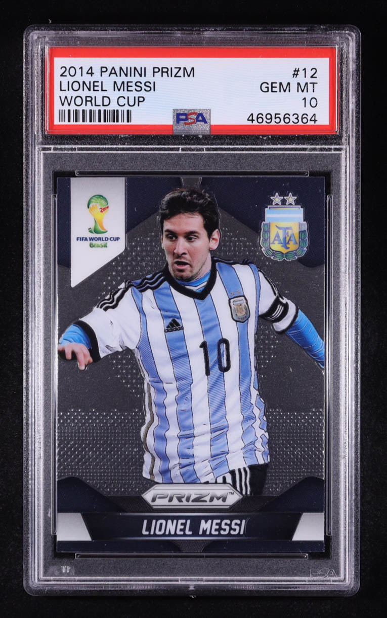 Lionel Messi 2014 Panini Prizm World Cup #12 (PSA 10) at PristineAuction.com Lionel Messi 2014 Panini Prizm World Cup #12 (PSA 10) at PristineAuction.com