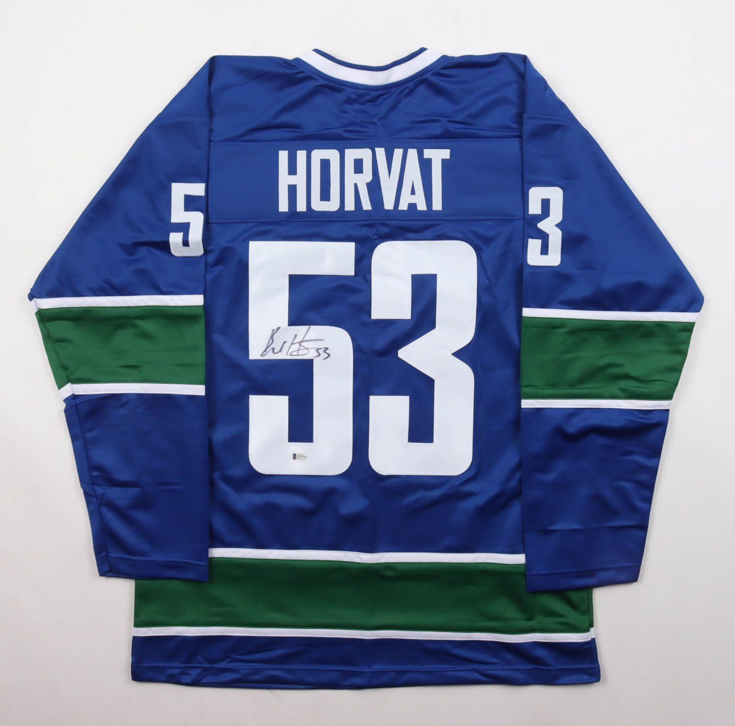 Bo Horvat Signed Jersey (Beckett) at PristineAuction.com Bo Horvat Signed Jersey (Beckett) at PristineAuction.com