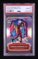 Marvin Harrison Jr. 2024 Donruss Optic Uptowns #5 RC (PSA 10) at PristineAuction.com