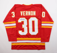 Mike Vernon Signed Jersey (Beckett) at PristineAuction.com
