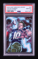 Justin Herbert 2023 Leaf Web Exclusives Anime Nation #ANB51 #51/471 (PSA 10) at PristineAuction.com