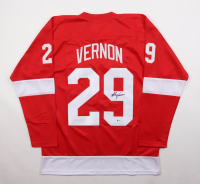 Mike Vernon Signed Jersey (Beckett) at PristineAuction.com